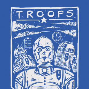 When R2D2 and TARS Show Up For Work - My New Company, Troops