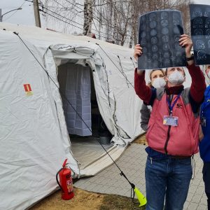 Mostyska, Ukraine - The Field Hospital In The Middle Of A War Zone