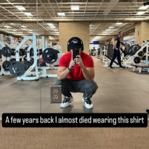 I Almost Died Wearing This Shirt (Insta Story)